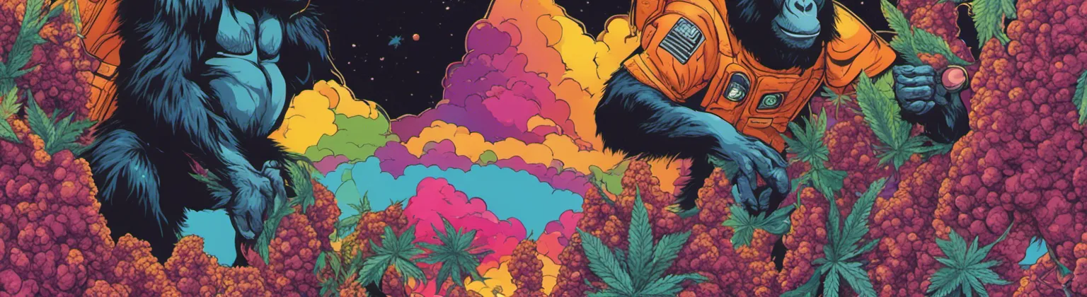 Apes In Space-Black Ape banner