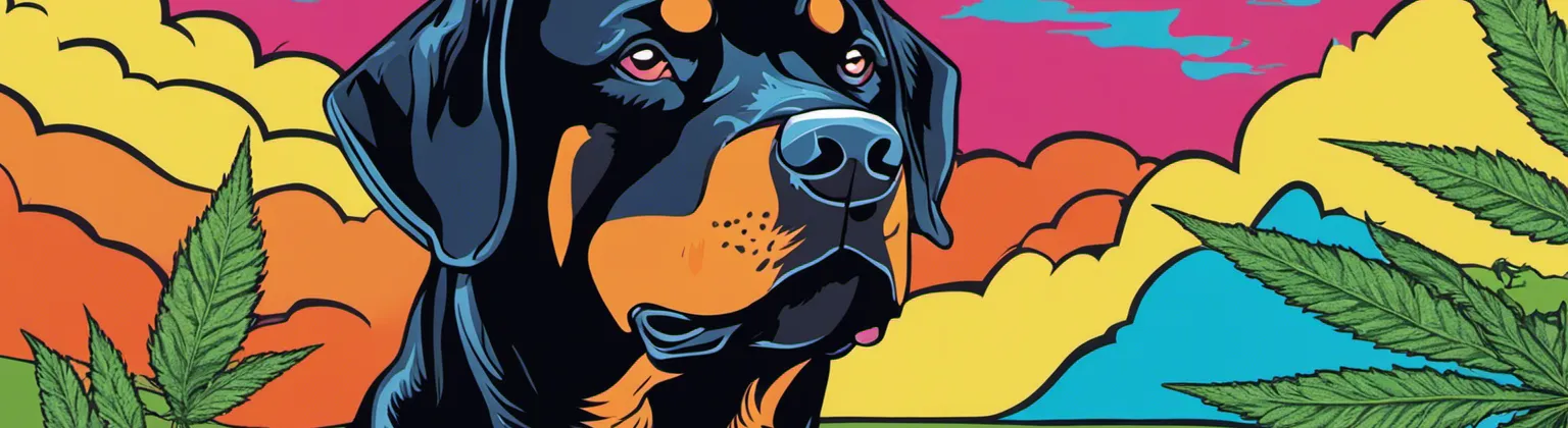 Black Dog cannabis banner