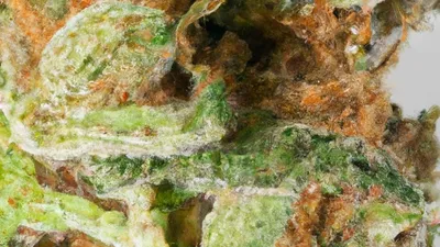 A Frosted Buff Cherry Cannabis bud from Ganjacy.com